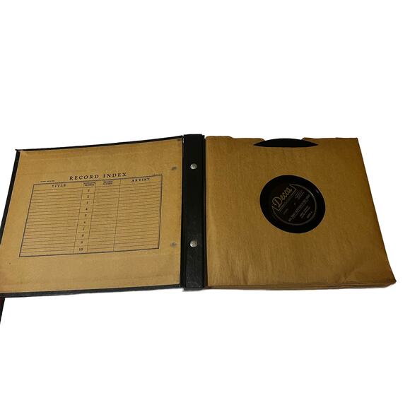 VTG MCM 78 Album Collection 10 Album Collection in Hardback Case Circa 1900 - Picture 2 of 3